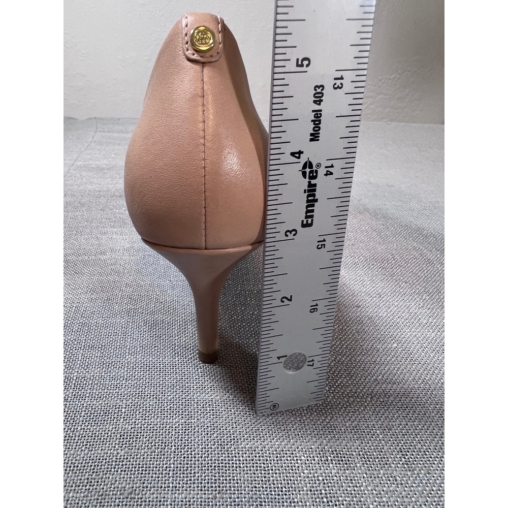 Cole Haan Go-To Pointy Toe Pumps Nude Leather Heels Size 8 8B - Picture 7 of 8